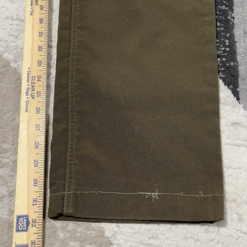 Cabelas Brush Guard Pants Men‎ 33x32 Brown Canvas Nylon Hunting Fishing Workwear - Picture 8 of 16